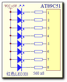 單片機(jī)跑馬燈
