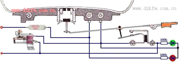 普通電飯鍋實物接線圖,電飯鍋電路圖