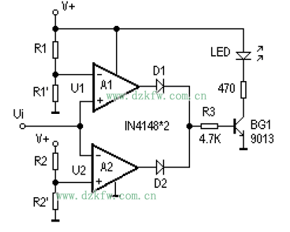 11款lm324典型應用電路圖匯總(電壓參考/帶通濾波/差動放大電路圖)