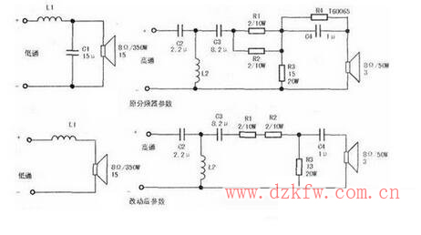 音響二分頻器電路圖(六款模擬電路設計原理圖詳解)