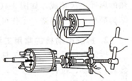 用拉具拆卸軸承